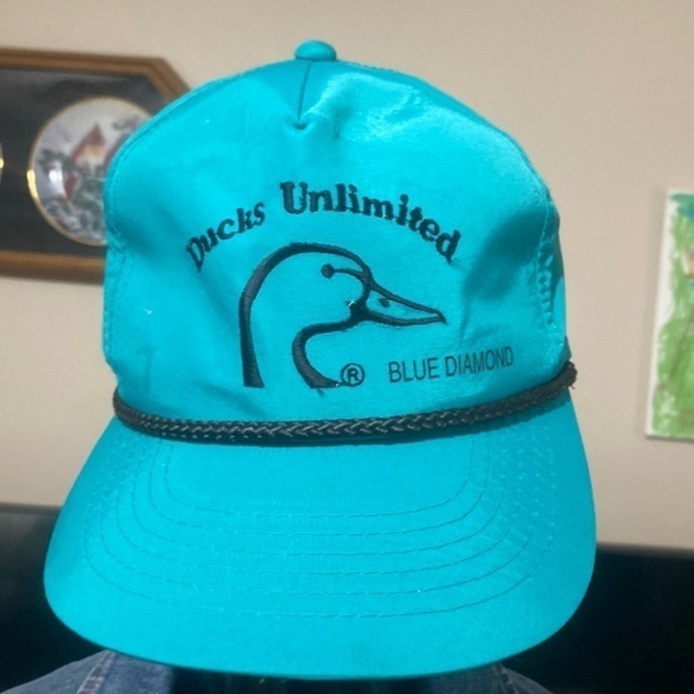Duck unlimited blue diamond vintage hat - Picture 1 of 5